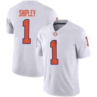 Men's Clemson Tigers Will Shipley Football Jersey - Game White