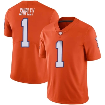 Men's Clemson Tigers Will Shipley Football Jersey - Limited Orange