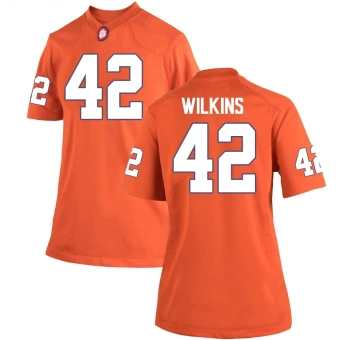 Women's Clemson Tigers Christian Wilkins Team Color Jersey - Game Orange