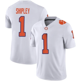 Youth Clemson Tigers Will Shipley Football Jersey - Game White